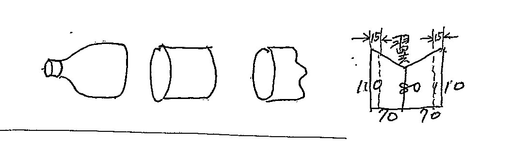 図ー1 水ロケットの作り方