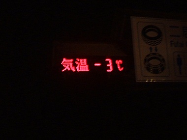 -3℃